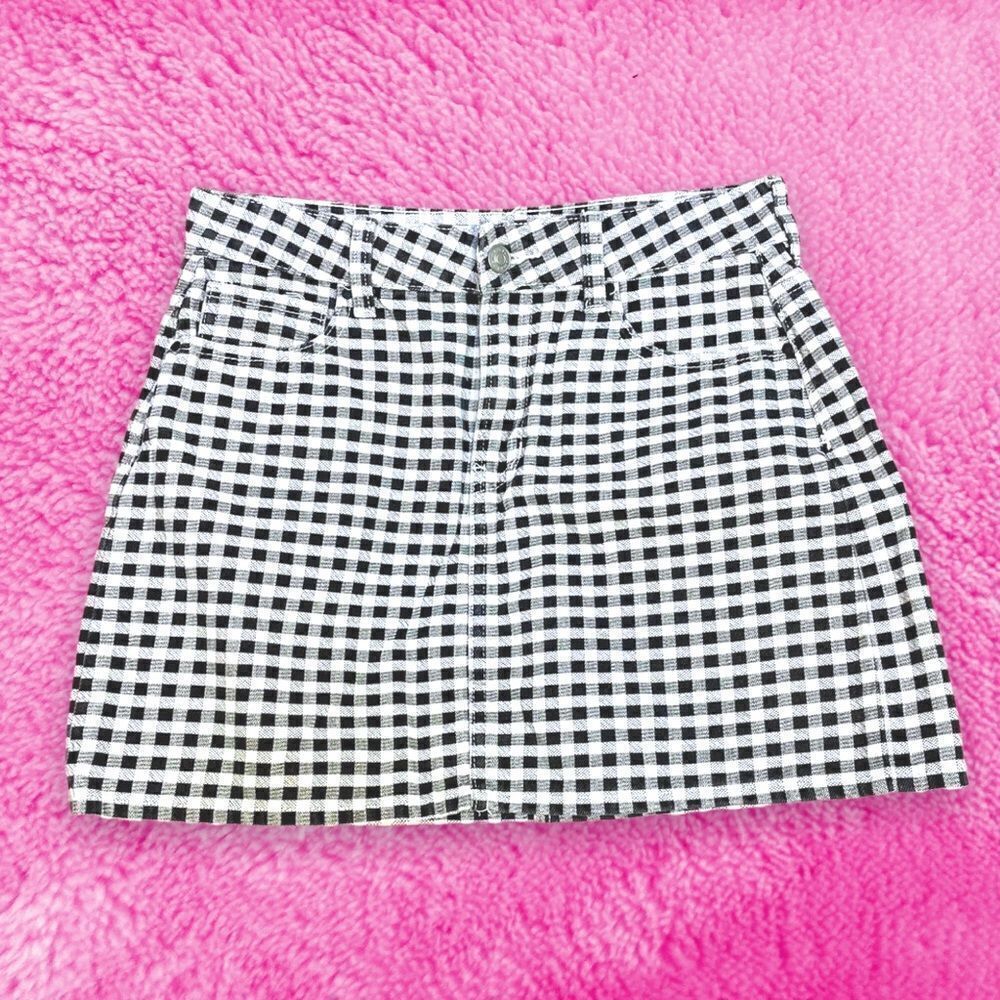 PacSun Gingham Mini Skirt 